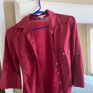 James Perse Sheer Slub Shirt